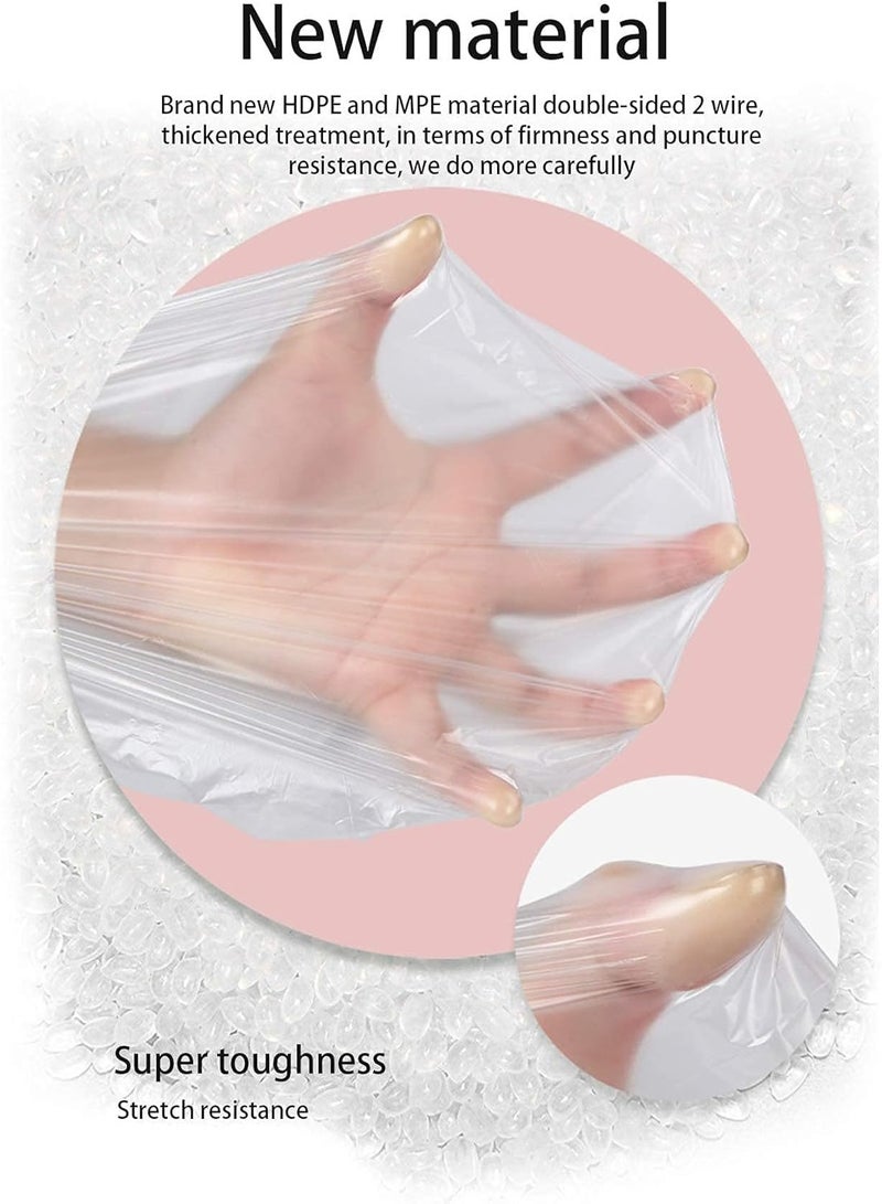 5 لفات أكياس قمامة قابلة للتصريف بمقابض - أكياس نفايات متينة ومقاومة للتسرب للاستخدام المنزلي والمكتبي (100 كيس إجمالاً) - Image 5